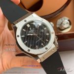 Perfect Replica Hublot Big Bang Stainless Steel Case Black Grid Face 42mm Men's Watch